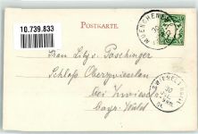 85567 W8018 Bruck , Oberbay 1901 Foto AK Adelskorrespondenz Amperpartie