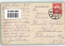 Szeged Szegedin 1917 - Klauzal-ter Marktszene Litfaßsäule
