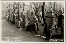 Prag Praha Alter Judenfriedhof Jüdischer Friedhof Foto AK