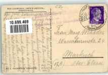Lazne Libverda Bad Liebwerda 1944 Künstlerkarte Isergebirge