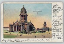 10115 W1000 Berlin Künstlerkarte Gendarmenmarkt