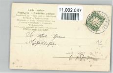 Flußlandschaft 1904 AK Natur Prägedruck