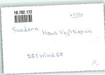 57462 W5960 Sondern , Biggesee FOTO KEINE AK Gasthaus Vosßsiepen Ort handschriftlich