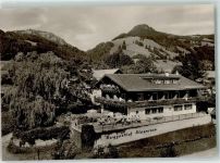 87538 W8975 Obermaiselstein Foto AK Gasthaus Alpenrose