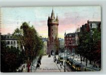 W6000 Frankfurt am Main am Eschenheimer Turm Straßenbahnen Turm