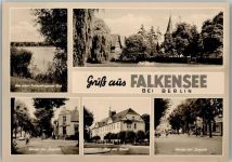 14612 O1540 Falkensee - am Pfuhl am alten Falkenhagener See Straße der Jugend Rat der Stadt