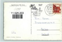 58762 W5990 Altena , Westf - Jugendherberge Freibad