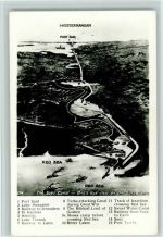 Der Suez Canal Schifffahrt