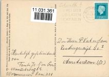 sign Gönner - Nesselhöckereule 1976 AK Schmetterling Künstlerkarte