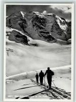 Diavolezza Skigebiet mit Piz Palü Ski