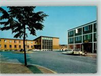 W8070 Ingolstadt , Donau Postamt, Hauptbahnhof ca 1965 AK Bahnhof