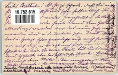 Dienstmann mit gr. Rosentrauß Neujahr Verlag BKW I 2972 Postbote Künstlerkarte
