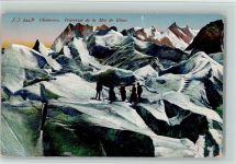 Chamonix-Mont-Blanc Traversée de la Mer de Glace Gletscher