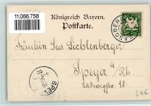 84539 W8261 Zangberg 1900 - Ortsansicht