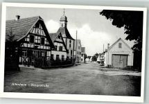 77743 W7607 Altenheim , Baden Foto AK Hauptstrasse Feuerwehr