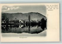 99887 O5805 Georgenthal , Thüringerw Mondschein Ortsansicht
