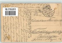 Hrodna Garten a. d. Memel 1915 Gebrauchsspuren Feldpost WK I Nr. 116 Stadtbrücke zerstört