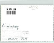 88161 W8998 Lindenberg i. Allgäu FOTO KEINE AK Fliegeraufnahme Ort handschriftlich