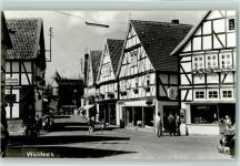 34513 W3544 Waldeck , Hess - Ortsansicht Fachwerkhäuser