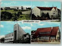 66578 W6685 Schiffweiler - Neue Schule St. Franziskus-Heim Evangel. Gemeinde-Zentrum Kindergarten 4-Bildaufnahme
