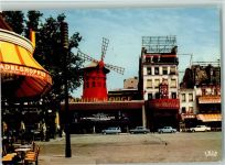 Le Moulin Rouge Paris ca 1970 AK Kino