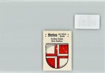 72510 W7488 Stetten am kalten Markt - Vignette Wappen Kaffee Hag ca 1920-1940