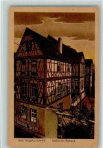 56377 W5408 Nassau , Lahn - Giebel am Rathaus
