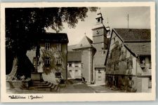 74731 W6968 Walldürn - Teilansicht Gasthaus zum Kreuz