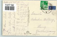 74731 W6968 Walldürn - Teilansicht Gasthaus zum Kreuz