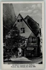 O1193 Treptow Alt-Berlin Restaurant zum Nußbaum Gastronomie
