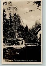 O6055 Oberhof , Thüringen Schneekopf mit Aussichtsturm Turm