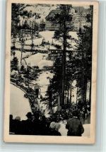 Piz Suvretta Skisprung Julierschanze AK Ski 1920