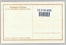 Nr. 222 - Albert Welti - "Der Bub in der Türe" Kunstwart Postkarte Künstlerkarte