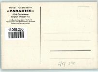 67316 W6719 Carlsberg , Pfalz - Hotel Gaststätte Paradies Terrasse Innenaufnahmen Gastraum 4-Bildaufnahme