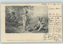 Amor Engel mit Kindern 1901 AK Serie VIII Nr. 5610 TSN