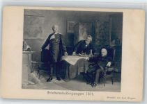 Friedensbedingungen 1871 - Verlag der Photographischen Gesellschaft Nr. 4 AK Bismarck