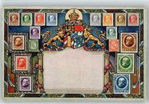 1917 AK - Verlag Ottmar Zieher Briefmarkenabbildung
