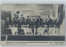 Damen-Trompeter-Corps Rheinland-Mecklenburg Dir. Aug. Breest Damenmusikgruppe