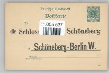 10115 W1000 Berlin Schöneberg - Schlossbrauerei Schöneberg Berlin Bestellkarte