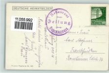 W8113 Kochel a. See Die Kesselbergstrasse gegen den Herzogenstand Berg