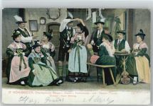 W8240 Königssee b Berchtesgaden Königseer - Tänzer Jödler Truppe - Trachten - Zither - Volkstanz