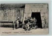 Ausfahrt aus dem Bergwerk 1907 AK Salzbergwerk