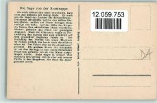 Die Sage der Rosstrappe - Bodo stürzte in den Bergstrom Sage