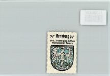 59755 W5760 Arnsberg , Westf - Vignette Wappen Kaffee Hag ca 1920-1940