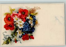 Serie 2292 Feldblumenstrauß Meissner & Buch 1920 Künstlerkarte