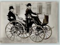 ca 1886 Daimler Motorkutsche , schöne Aufnahme Mercedes
