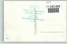82467 W8100 Partenkirchen - Ortsansicht mit Zugspitz-Gruppe
