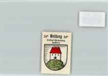 74541 W7175 Vellberg - Vignette Wappen Kaffee Hag ca 1920-1940