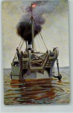 Karte Nr. 201 - Bergungsschiff "Unterelbe" , Binnenschiffe Marine - Galerie
