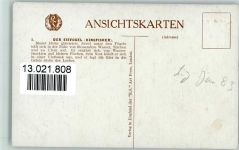 Nr. 2 Eisvogel - sign Roland Green Vogel Künstlerkarte